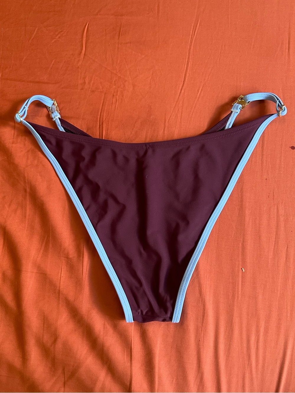 NWOT Cupshe Low-Rise Two-Tone Bikini Bottom - Picture 6 of 8
